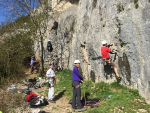 Escalade en Falaise