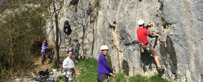 Escalade en Falaise