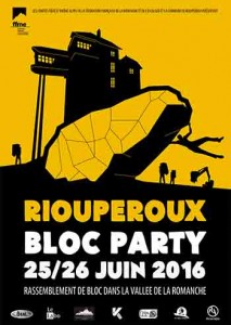 Affiche Bloc Party Rioup Orange copie