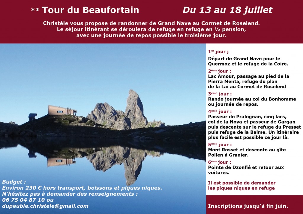 Tour du beaufortain